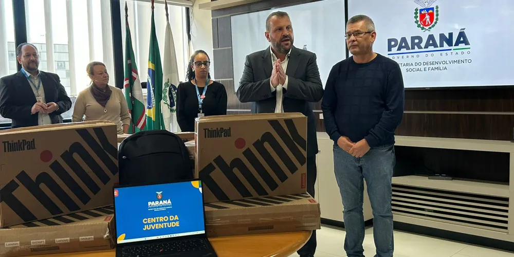 O evento aconteceu no Palácio das Araucárias, em Curitiba