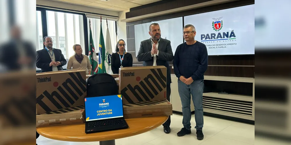 O evento aconteceu no Palácio das Araucárias, em Curitiba