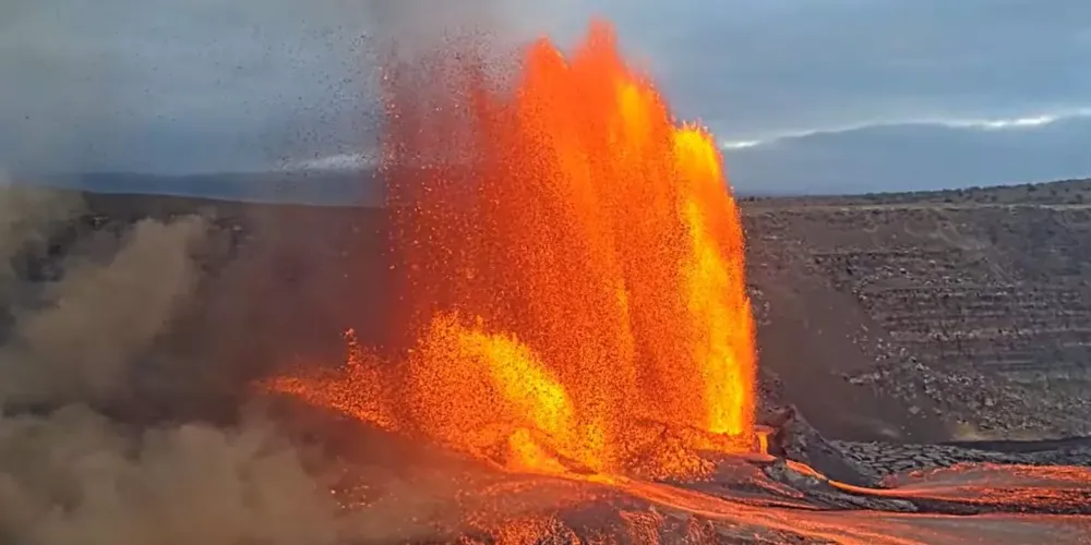 Vulcão Kilauea está em erupção ativa desde 23 de dezembro do ano passado