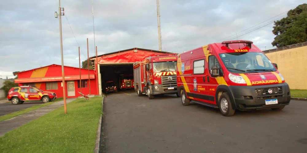 A ação foi realizada pelo Corpo de Bombeiros de Castro