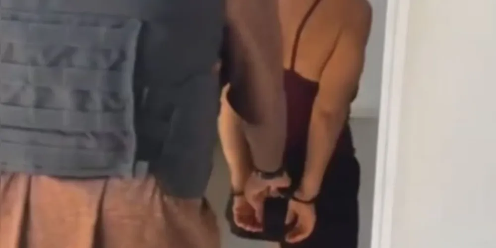 A mulher acabou detida