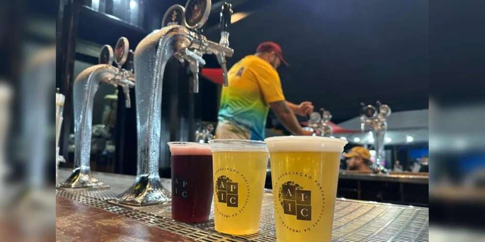 Cada um das três cervejarias disponibilizará quatro estilos diferentes de cerveja ao público