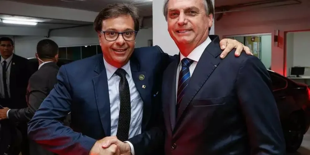 Gilson Machado e Jair Bolsonaro