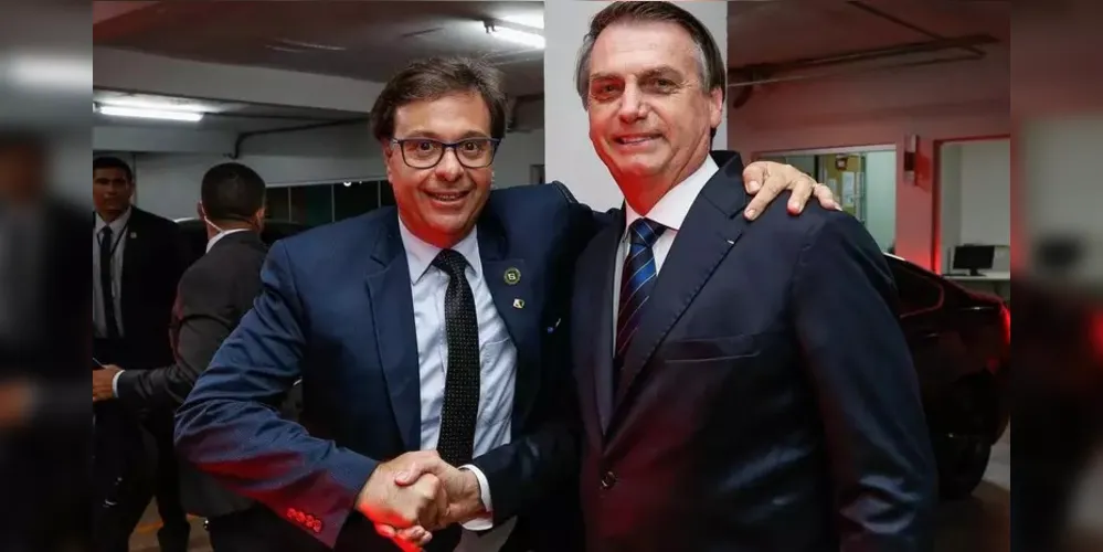 Gilson Machado e Jair Bolsonaro