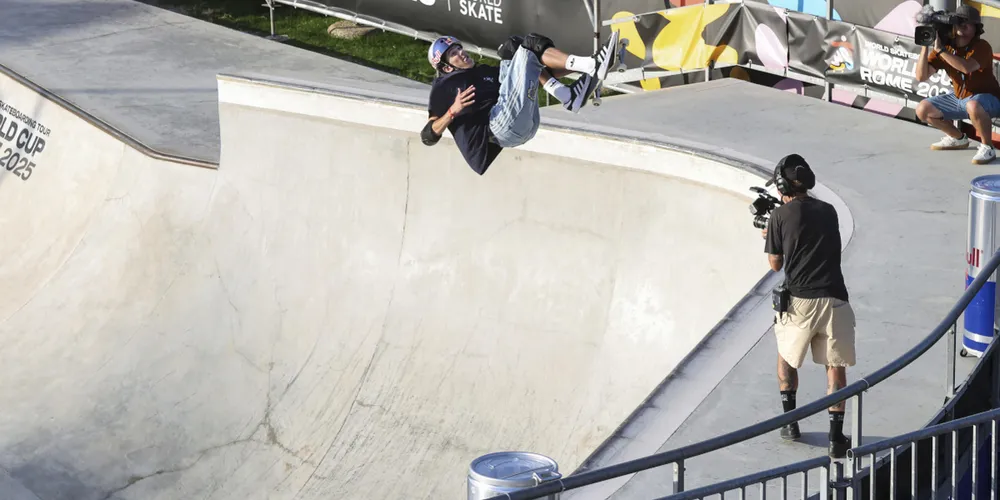 Curitibano executou a manobra pela primeira vez na semifinal