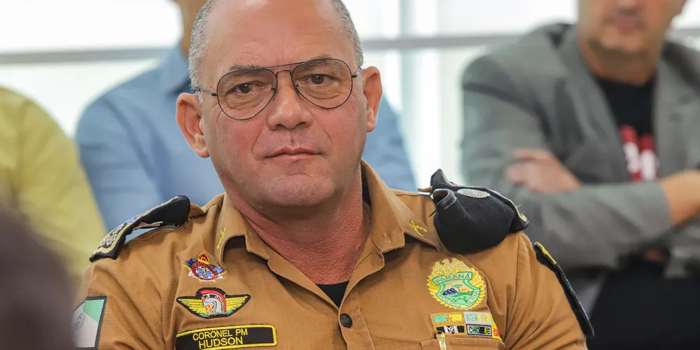 Coronel Hudson esteve nos Campos Gerais nesta quinta-feira (05)