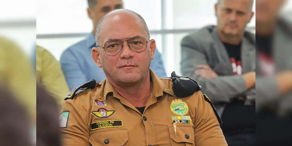 Coronel Hudson esteve nos Campos Gerais nesta quinta-feira (05)