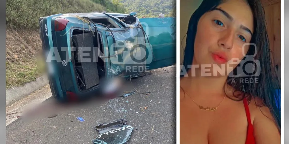 Kaiane Cristina faleceu no local do acidente