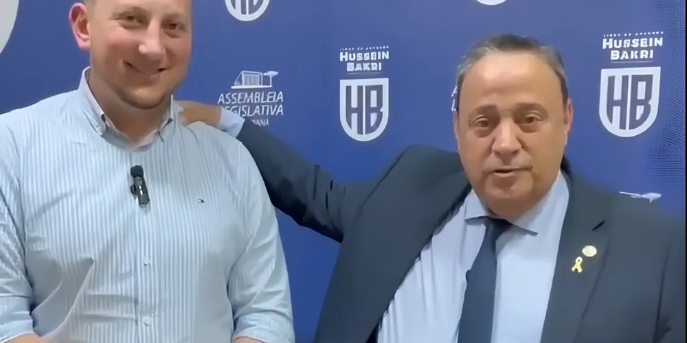 Leandro Jasinski e Hussein Bakri estiveram reunidos na última semana em Curitiba