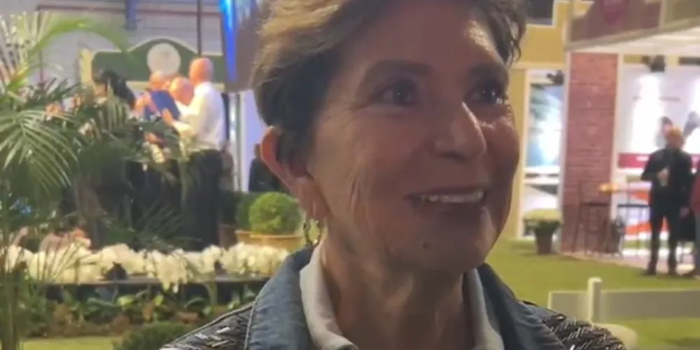 Elizabeth Schmidt (União) esteve presente na abertura da 18ª ExpoFrísia.