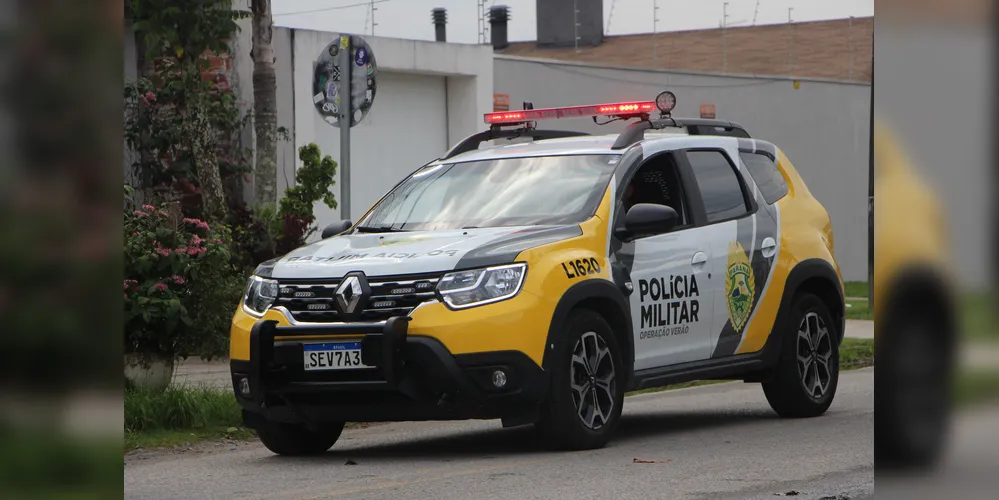 Uma equipe da Polícia Militar (PM) atendeu a ocorrência