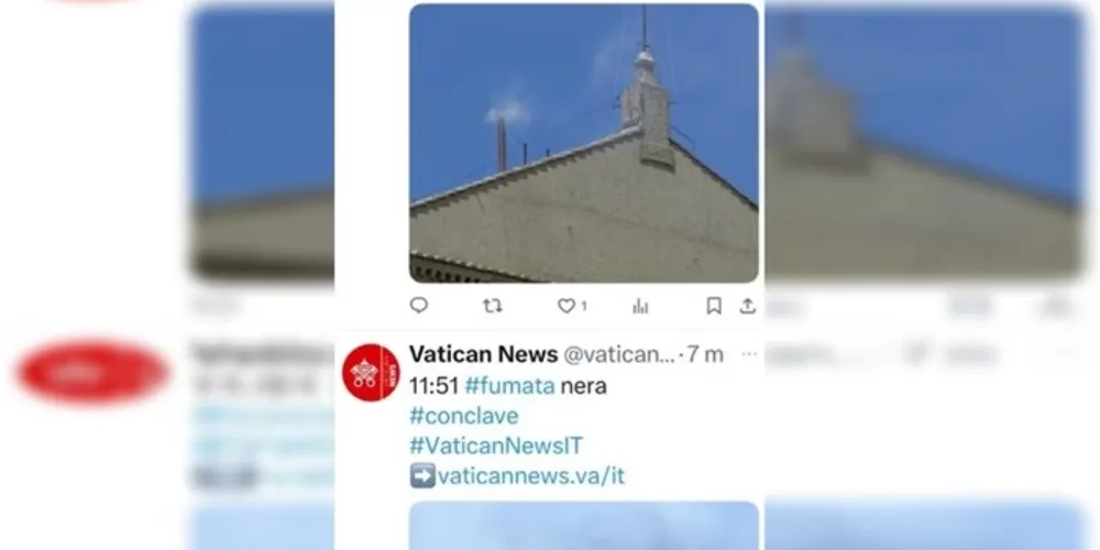 A postagem foi rapidamente apagada