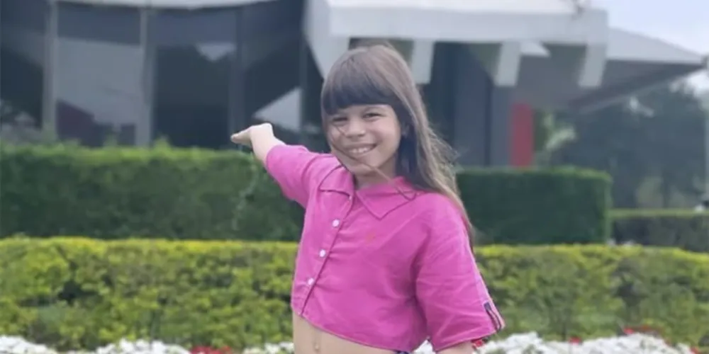 Millena Brandão é uma atriz mirim do SBT