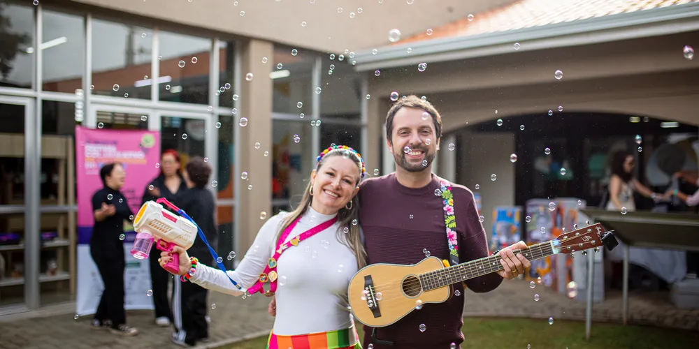Na abertura, o Parque Vila Velha foi palco de vivências artísticas