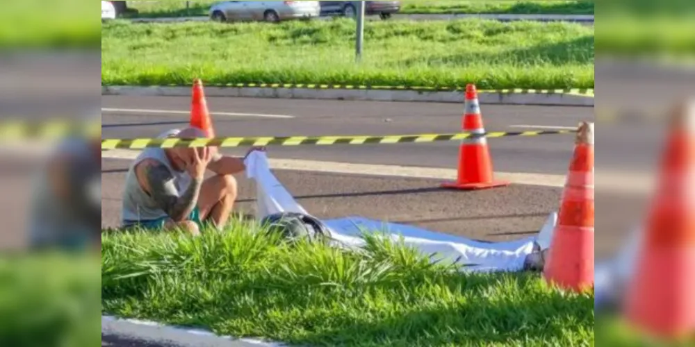 Acidente aconteceu na Avenida Duque de Caxias, em Campo Grande (MS)