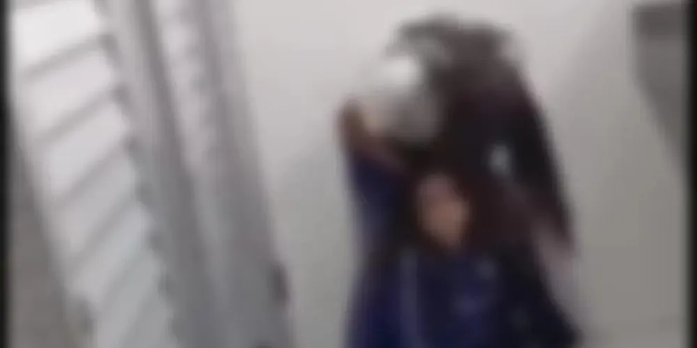 A aluna foi agredida no banheiro