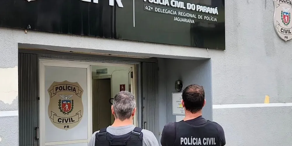 Equipe da 42ª Delegacia Regional de Polícia de Jaguariaíva realizou a prisão