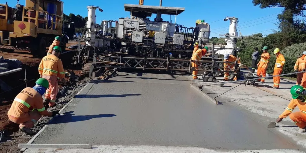 3/4 da terraplanagem já foram concluidos