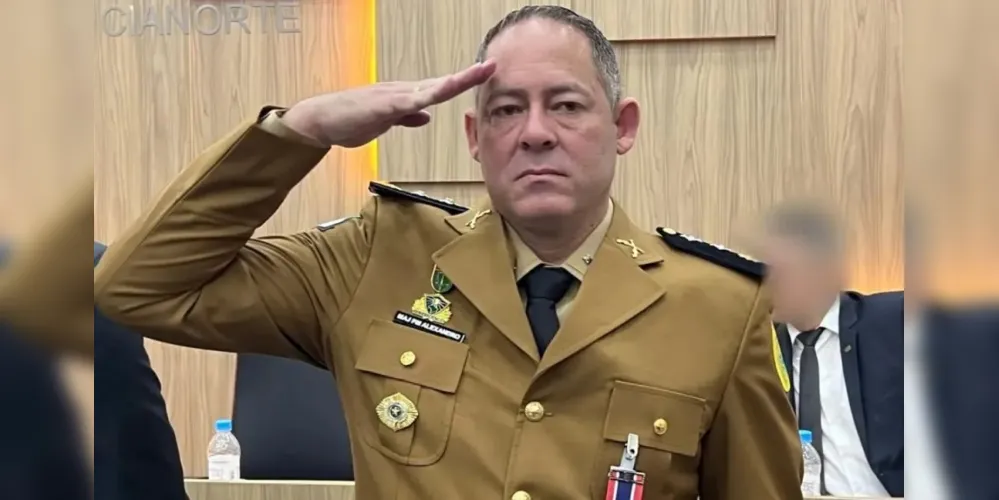 Major Alexandro Marcolino Gomes foi preso na manhã desta quinta-feira (22)