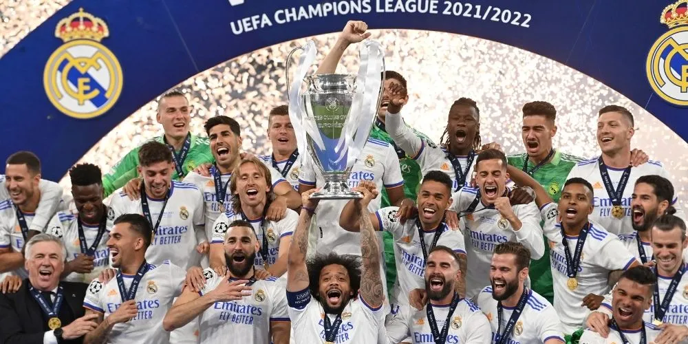 Imagem do 14º título de Champions League do Real Madrid