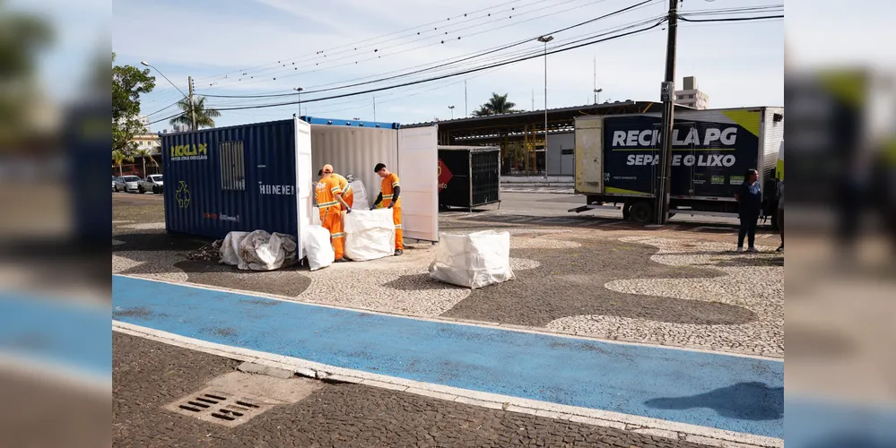 Na estação do Parque Ambiental foram computados 242 cadastros e 359 kg de recicláveis coletados