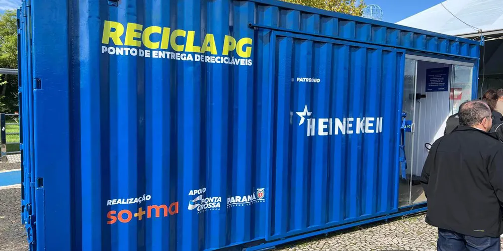 A estação localizada no Ambiental será um dos contêineres que irão atender aos sábados, das 8 às 12 horas