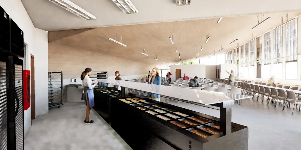 O Restaurante Popular de Uvaranas terá capacidade para produzir 1,5 mil refeições por dia