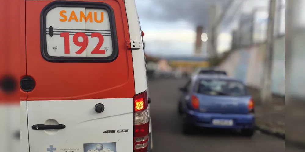 Mulher precisou de atendimento do Samu