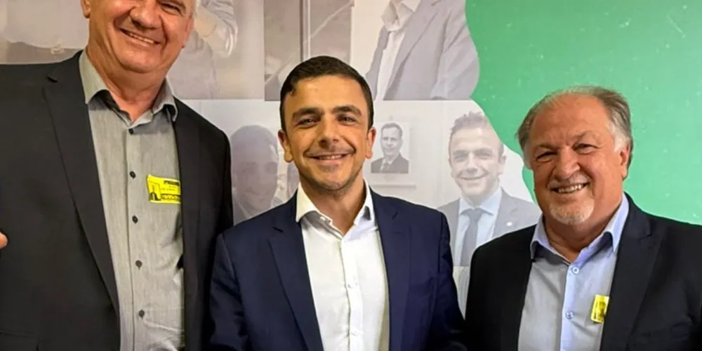 Juca Sloboda, Aliel Machado e Reginaldo Cheirubim estiveram reunidos