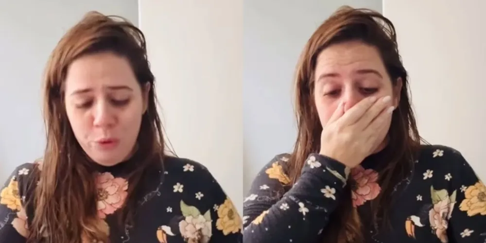 A apresentadora estava grávida de 33 semanas