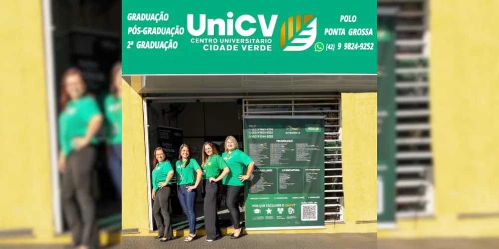 Polo da UniCV em Ponta Grossa fica no bairro Contorno