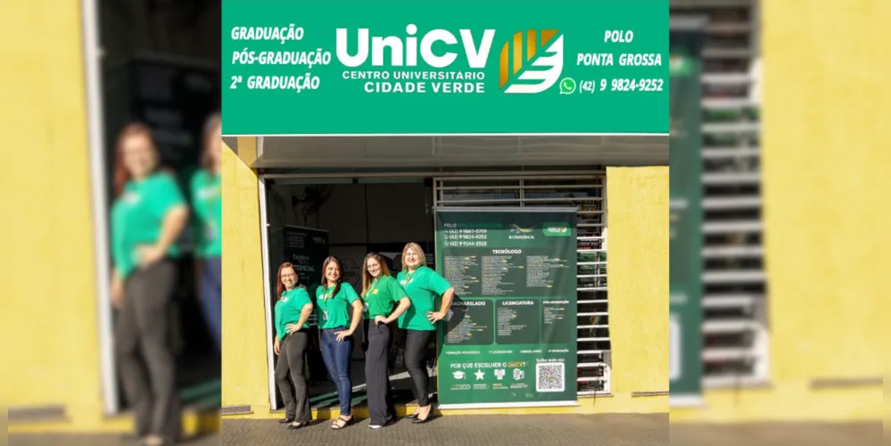 Polo da UniCV em Ponta Grossa fica no bairro Contorno