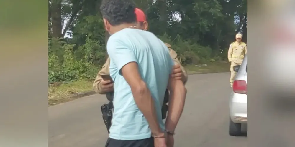 O homem acabou preso