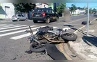 Colisão na 'Balduíno Taques' deixa motoboy em estado grave