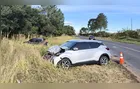 Batida deixa vítima em estado grave na PR-151, em Palmeira
