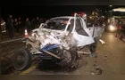 Três pessoas ficam feridas em grave acidente em PG; confira as fotos