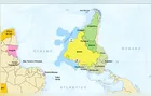 IBGE lança mapa-múndi invertido, com o Sul no topo