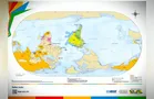 Novo mapa-múndi invertido coloca Brasil no centro; entenda