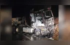Motorista embriagado é detido após caminhão tombar e pegar fogo na PR-239