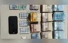 Homem é preso com drogas, rebite e mais de R$ 51 mil em Telêmaco