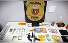 Casal é preso suspeito de tráfico e posse ilegal de arma em Imbituva