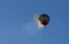 Turista relata cena de horror e pessoas pulando de balão que pegou fogo em SC