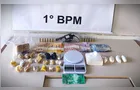 PM apreende drogas, arma e nota de R$ 420 em Ponta Grossa