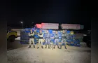 Policiais apreendem mais de 4 mil kg de maconha em caminhão na PR-151