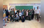 Promotora visita escola em Piraí do Sul e dialoga com alunos sobre direitos da criança e do adolescente