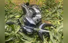 Jovem fica ferido após cair de moto em rodovia nos Campos Gerais