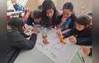 Vamos Ler e Telhas Construção Brasil auxiliam dinâmicas em turma de Palmeira