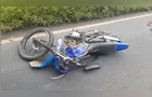Motociclista fica gravemente ferido em acidente na BR-376, em Imbaú
