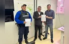 Secretário municipal recebe o 'Projeto Cidadania na Faixa'