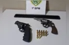Homem é preso por ameaça com arma de fogo e porte ilegal em Castro
